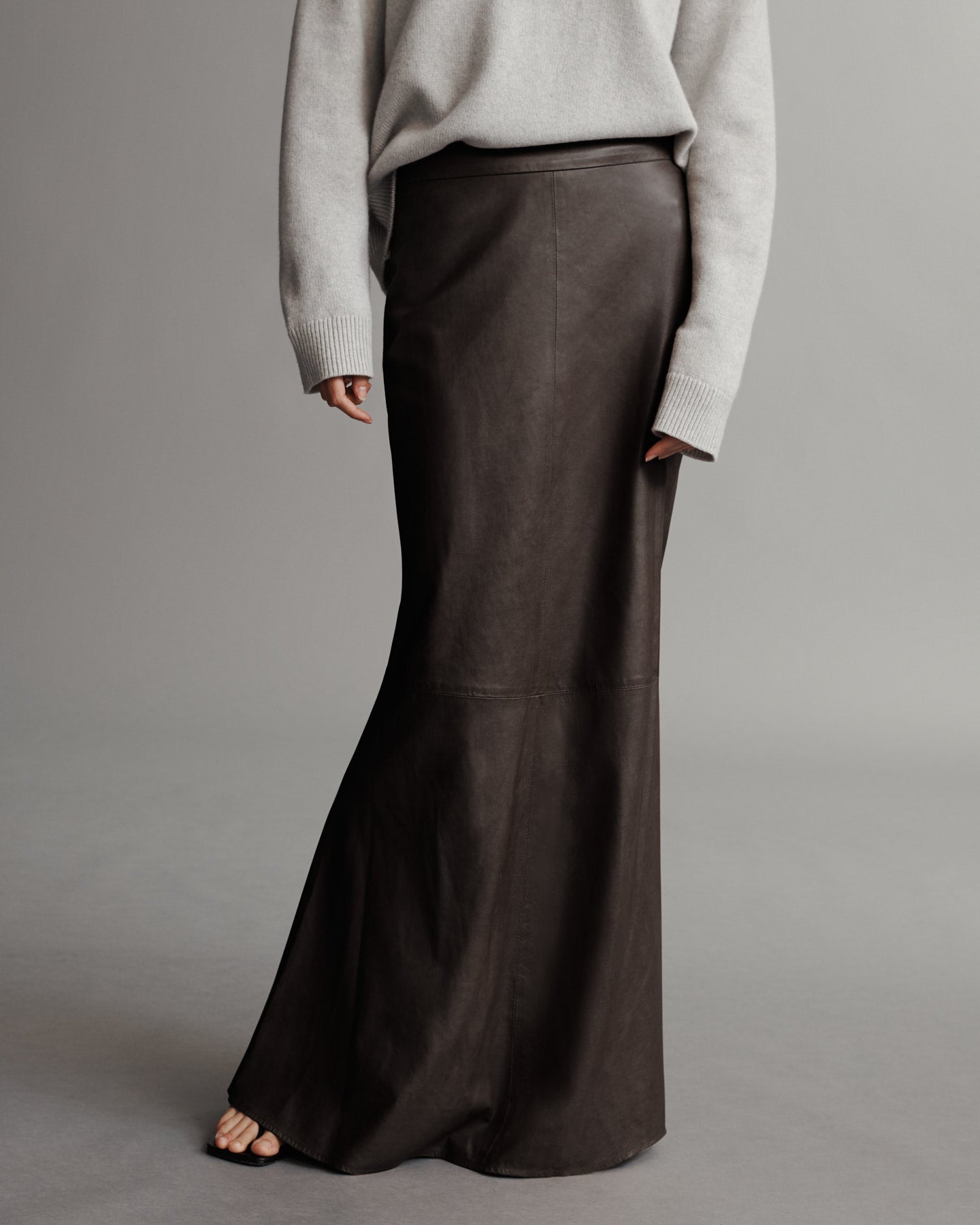 TWP Fudge At Last Skirt in Paper Leather view 2