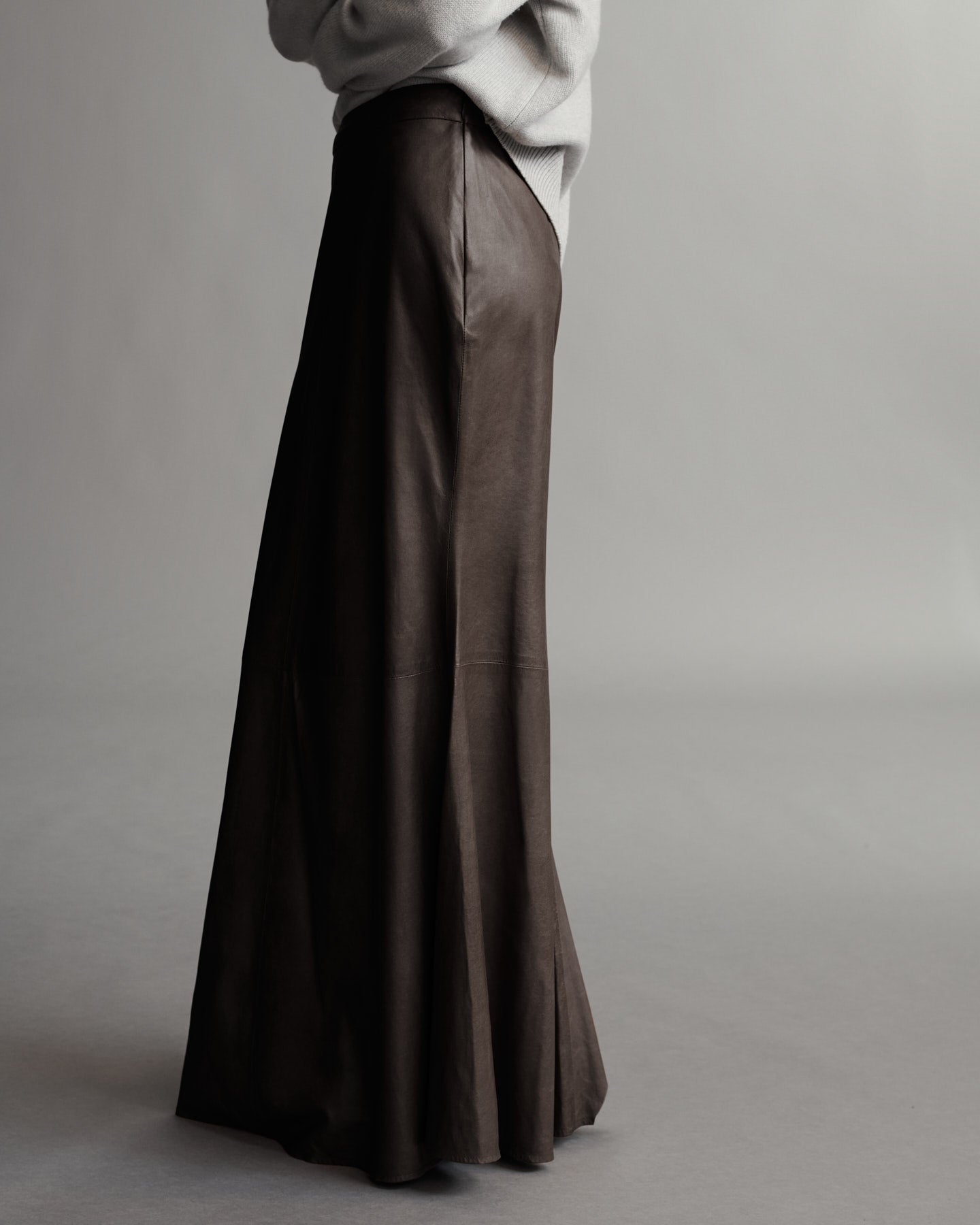 TWP Fudge At Last Skirt in Paper Leather view 4