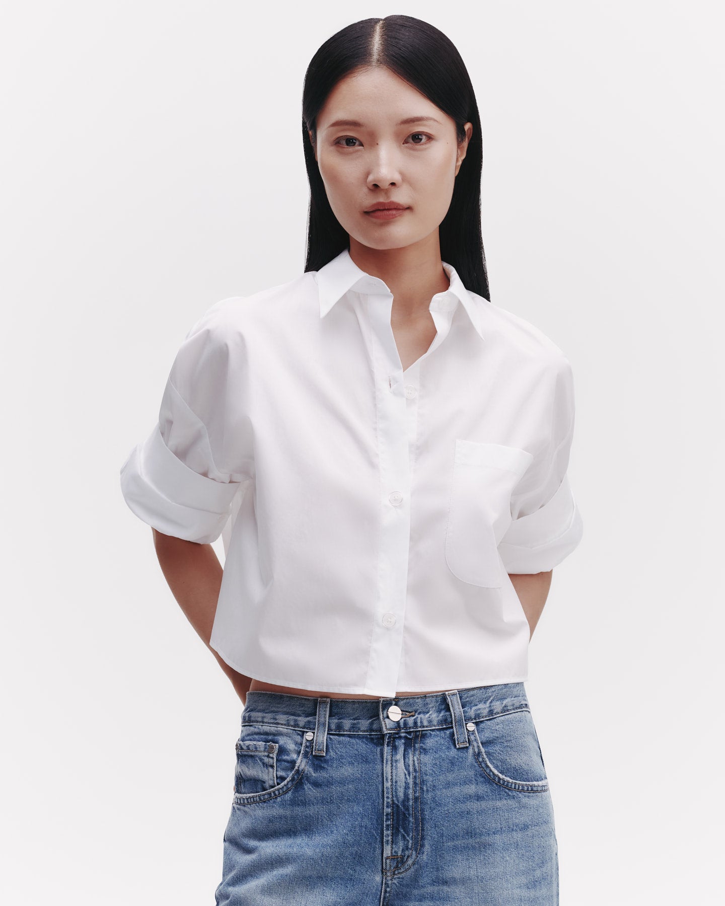 White Next Ex Shirt in Superfine Cotton | TWP