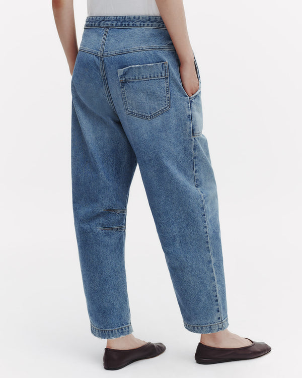 TWP Vintage wash Jetties Beach Jean in Vintage Wash Denim view 6