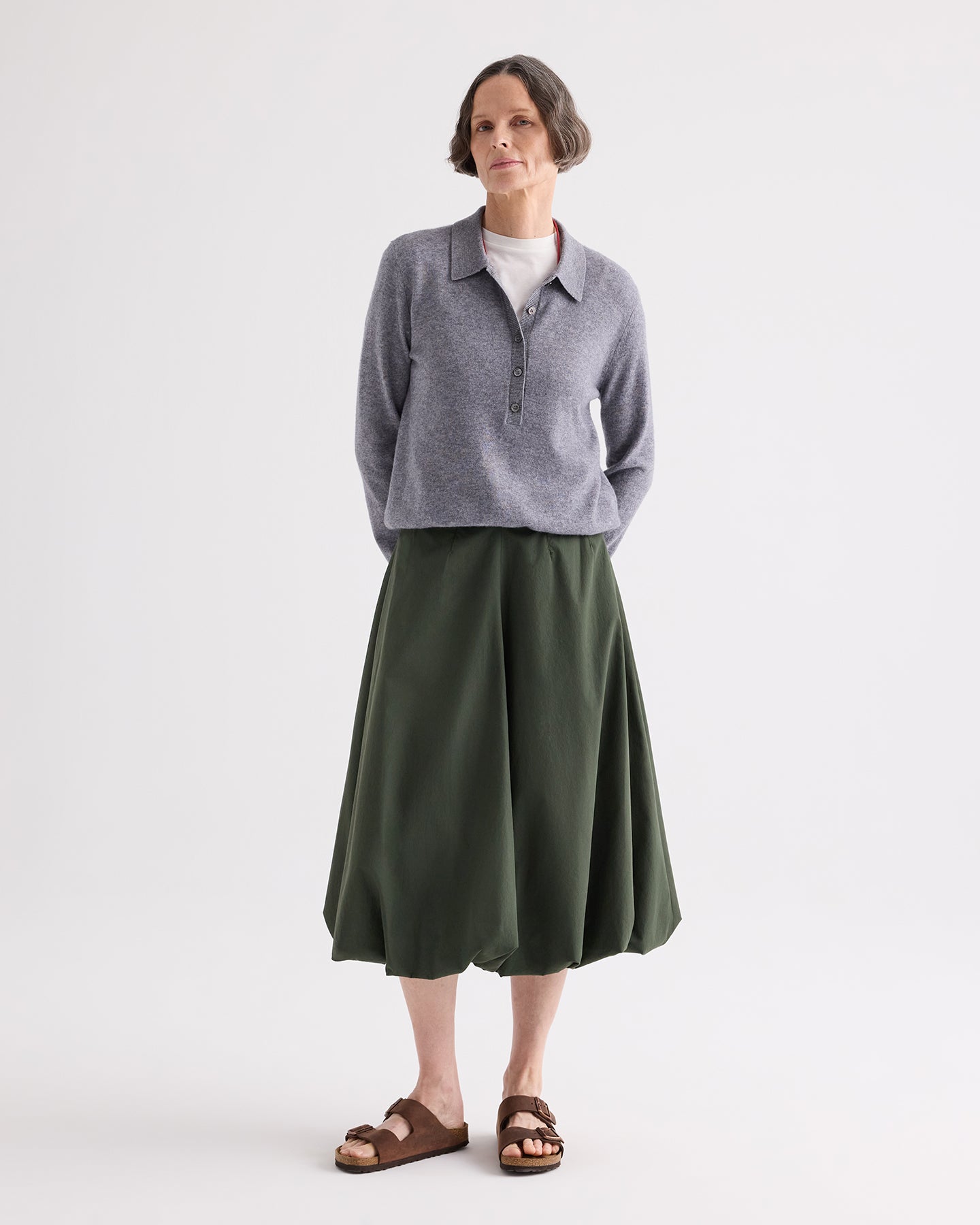 TWP Rosen Full intentions Skirt in Superfine Cotton Shirting view 1
