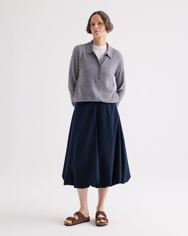 TWP Midnight Full intentions Skirt in Superfine Cotton Shirting view 1