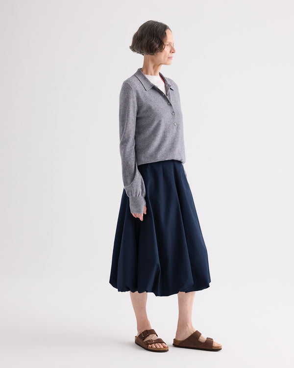TWP Midnight Full intentions Skirt in Superfine Cotton Shirting view 4
