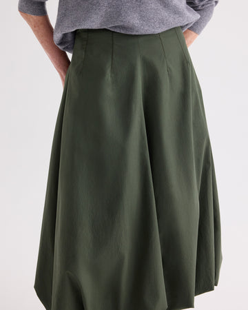 TWP Rosen Full intentions Skirt in Superfine Cotton Shirting view 5