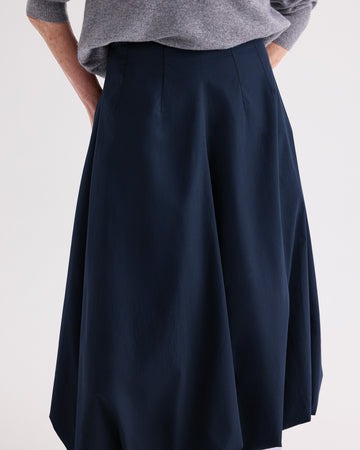 TWP Midnight Full intentions Skirt in Superfine Cotton Shirting view 2