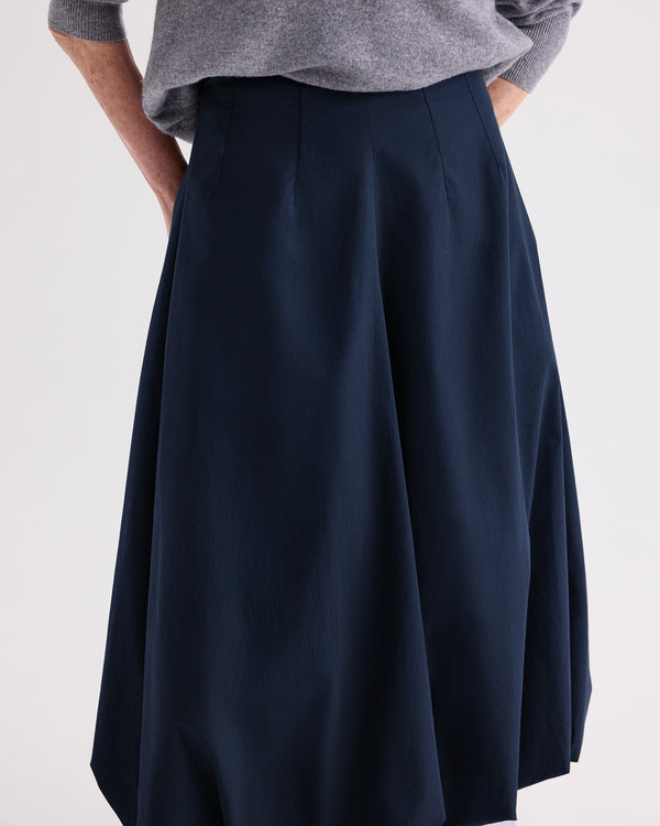 TWP Midnight Full intentions Skirt in Superfine Cotton Shirting view 2
