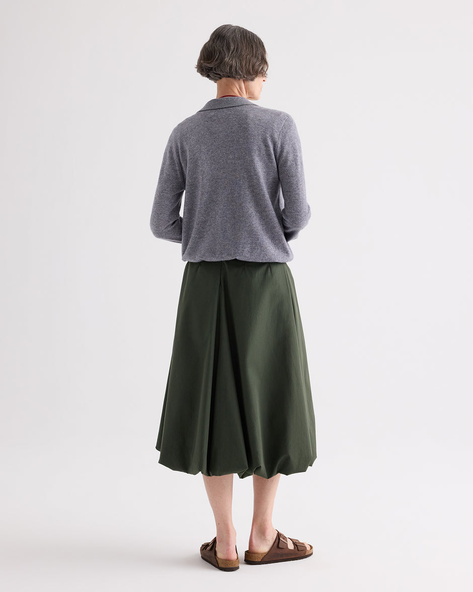 TWP Rosen Full intentions Skirt in Superfine Cotton Shirting view 4