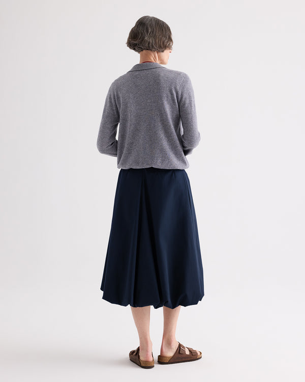 TWP Midnight Full intentions Skirt in Superfine Cotton Shirting view 5