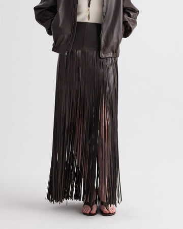 TWP Dark chocolate Tangled Up + Blue in Leather view 3