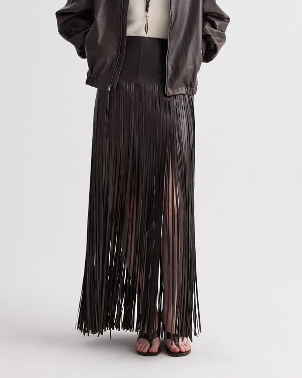 TWP Dark chocolate Tangled Up + Blue in Leather view 3
