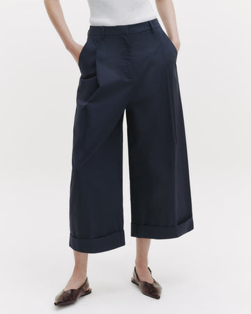 TWP Midnight Houston St. Pant in Dense Cotton Poplin view 1