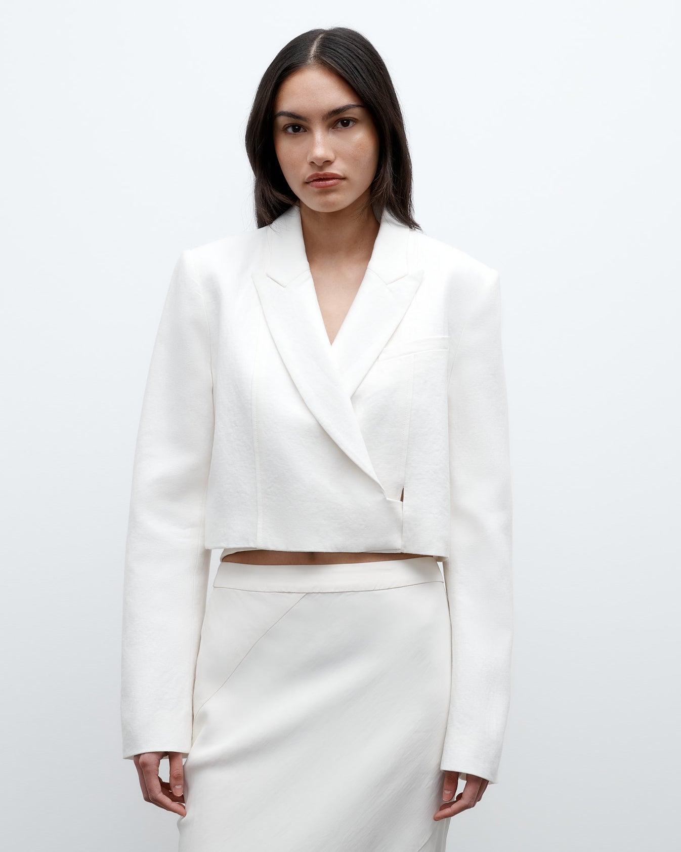 TWP Ivoire Hunter Blazer in Washed Linen view 1