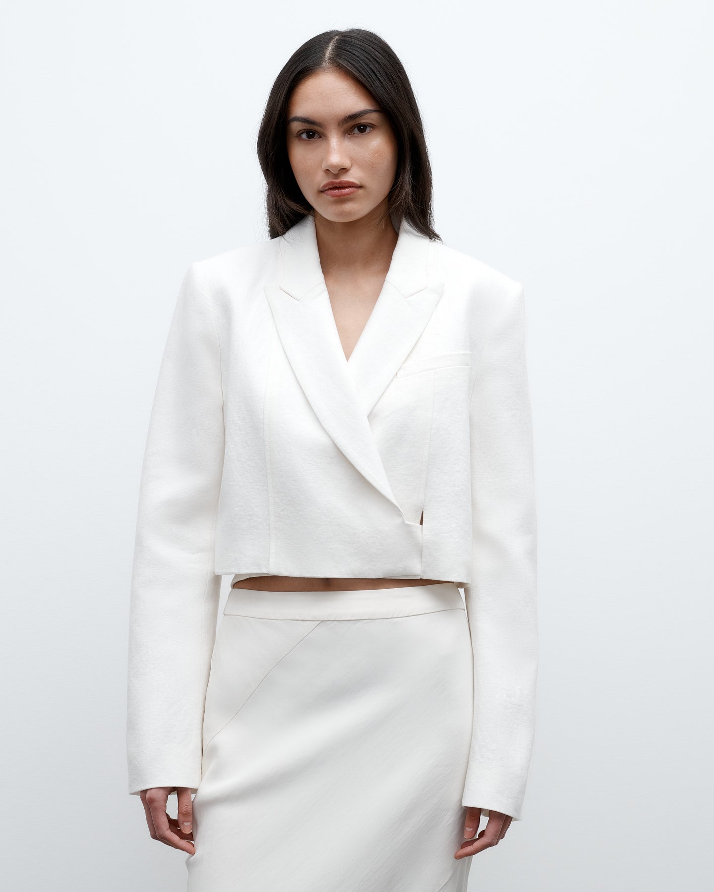 TWP Ivoire Hunter Blazer in Washed Linen view 1