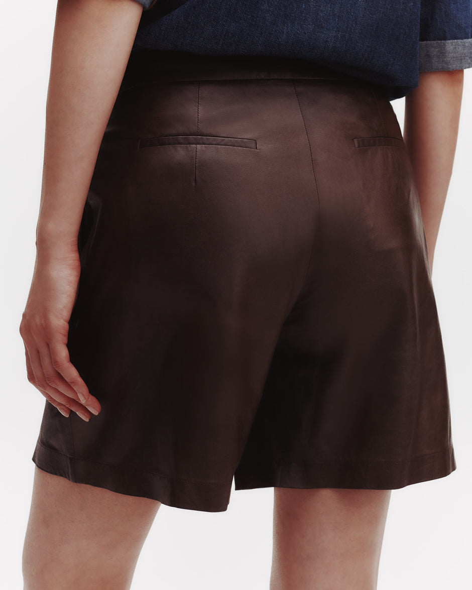 TWP Fudge Sully Short in Paper Leather view 1