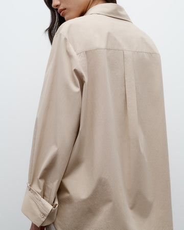 TWP Safari The Next Morning Shirt in Vintage Washed Poplin view 1