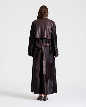TWP Wine An Affair To Remember Coat in Ponyhair view 5
