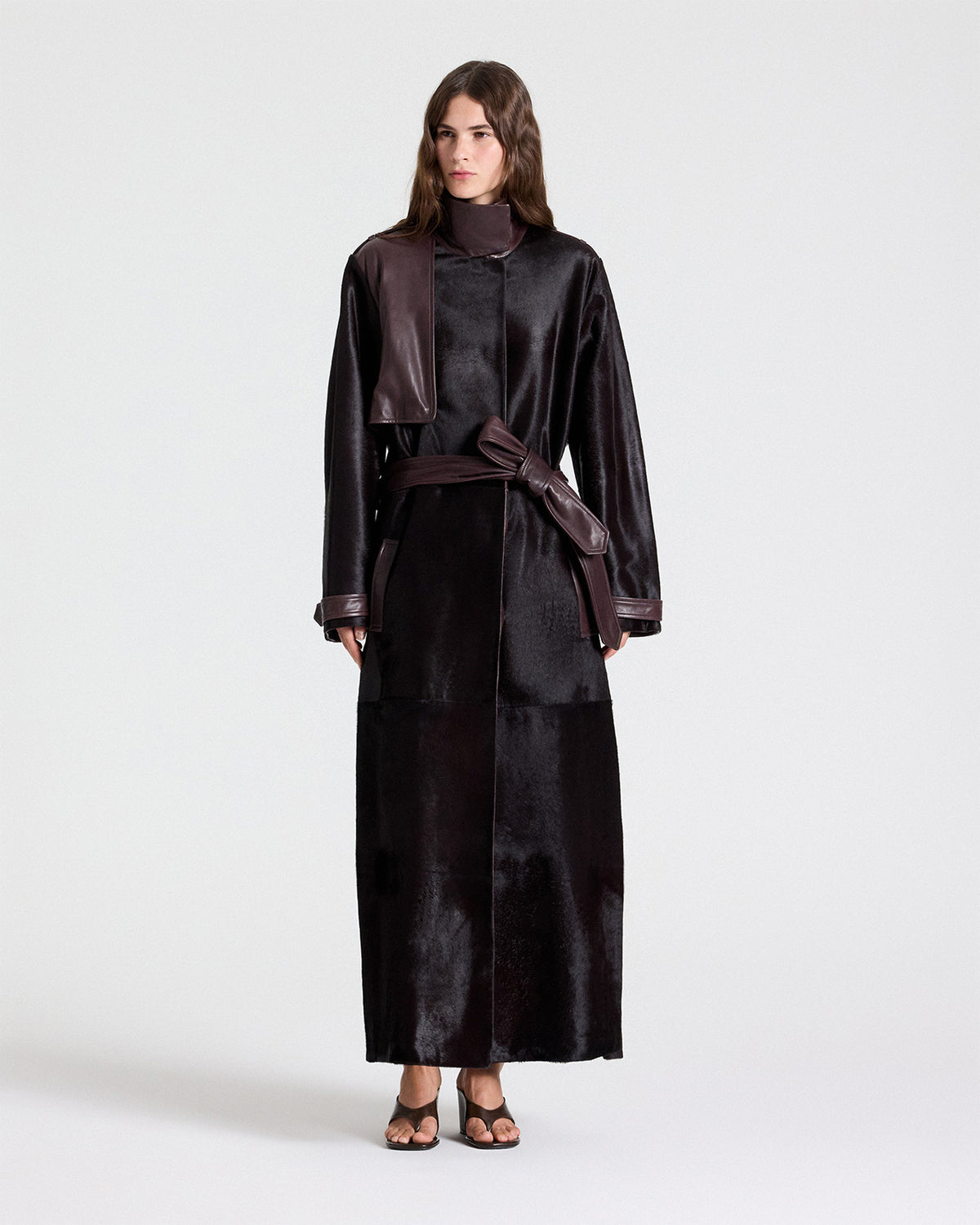 TWP Wine An Affair To Remember Coat in Ponyhair view 1