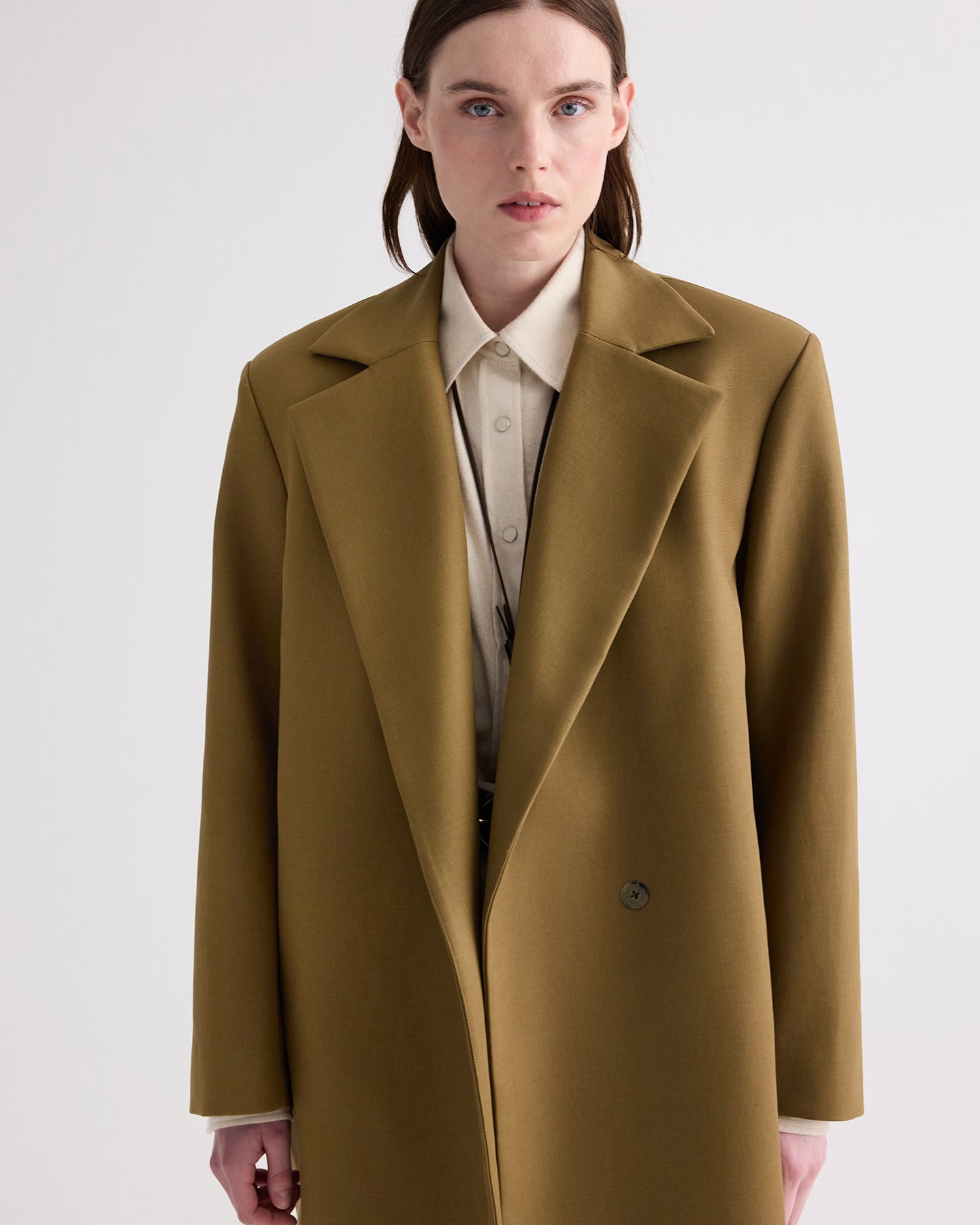 TWP Kangaroo Mikey Coat in Double Canvas view 1