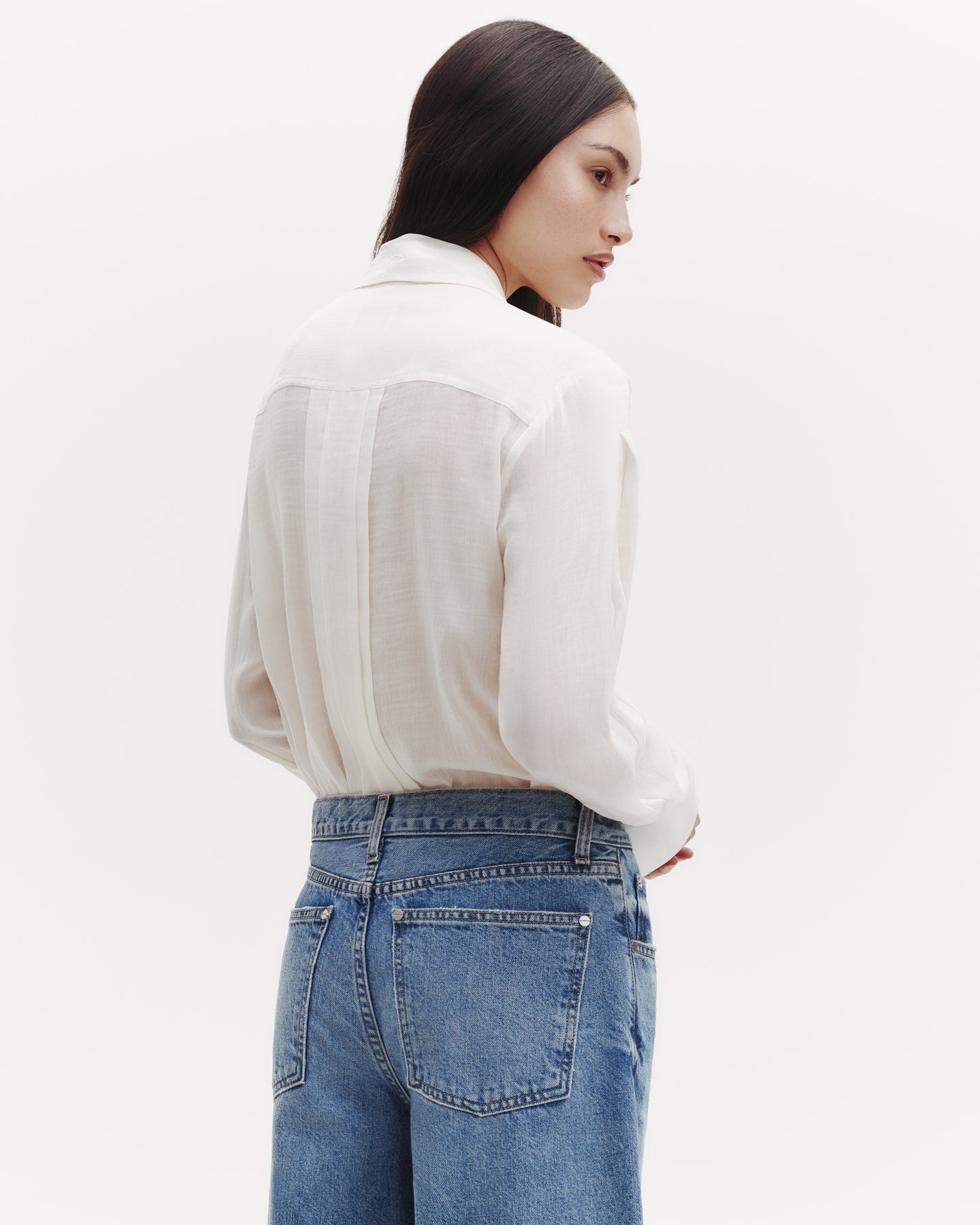 TWP Vintage wash Tiny Tiny Dancer Jean in Vintage Washed Denim view 3