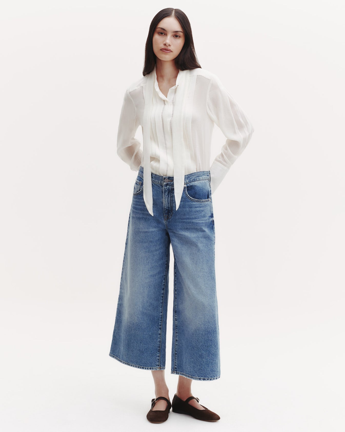 TWP Vintage wash Tiny Tiny Dancer Jean in Vintage Washed Denim view 1