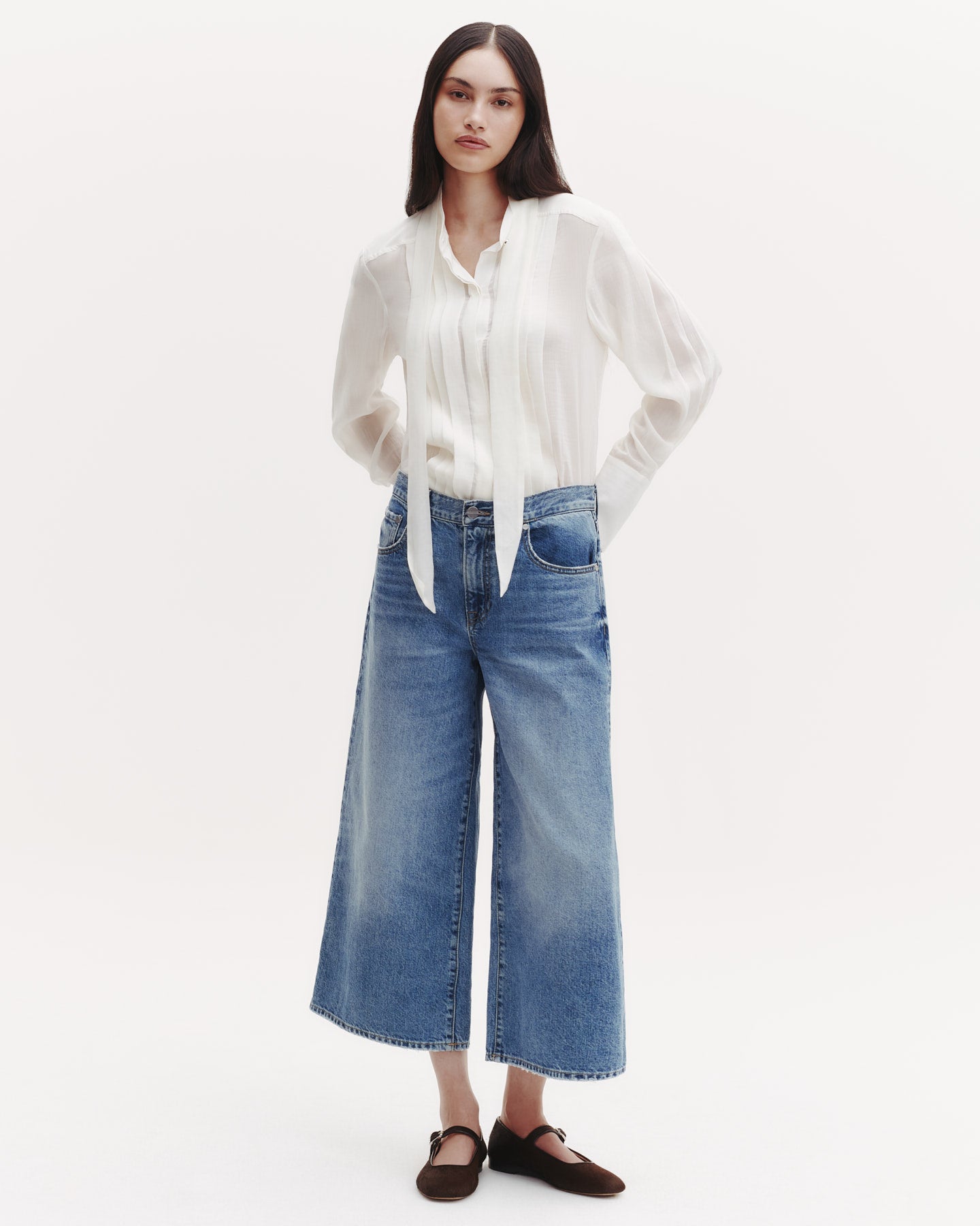 TWP Vintage wash Tiny Tiny Dancer Jean in Vintage Washed Denim view 1
