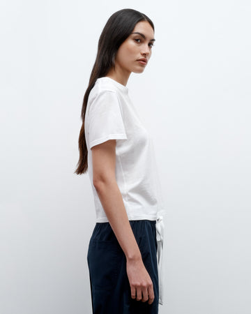 TWP White His Tee in Supima Cotton view 2