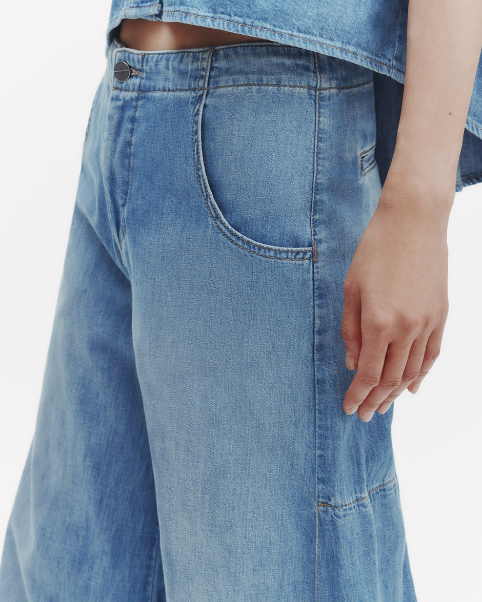 TWP Vintage wash Lulu Jean in Vintage Wash Denim view 1