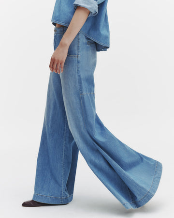 TWP Vintage wash Lulu Jean in Vintage Wash Denim view 1