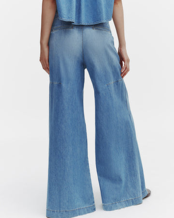 TWP Vintage wash Lulu Jean in Vintage Wash Denim view 1