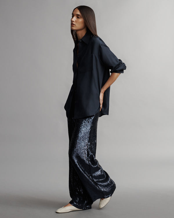 TWP Midnight Adieu Pant in Sequins view 3