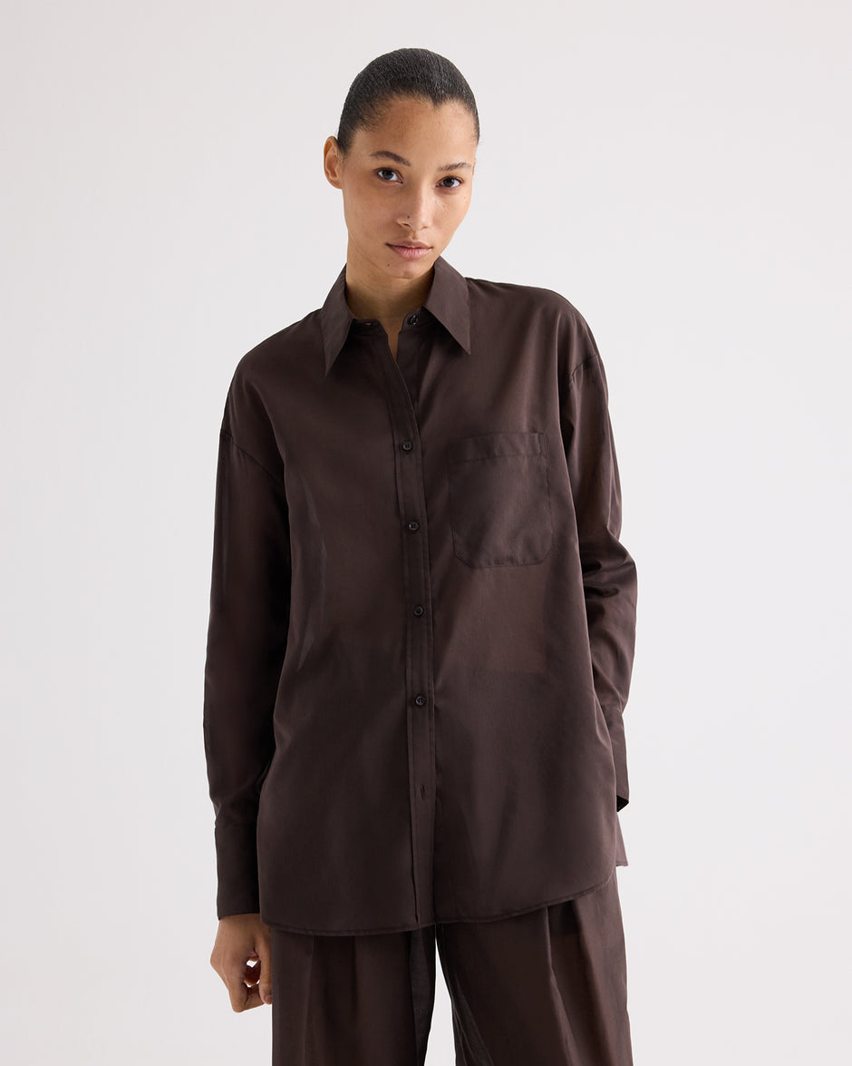 TWP Delicioso Big Joe in Cotton Silk Organza view 2