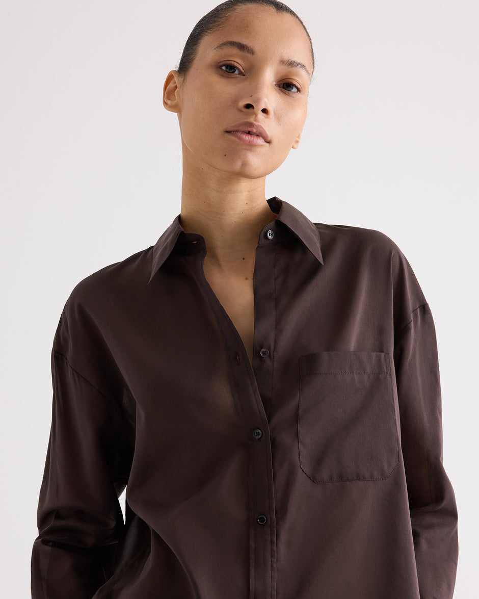 TWP Delicioso Big Joe in Cotton Silk Organza view 1
