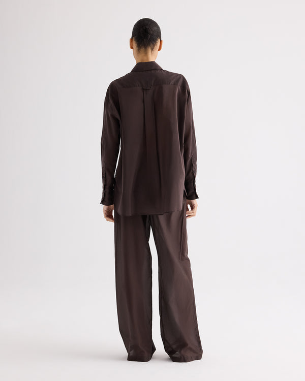 TWP Delicioso Big Joe Shirt in Cotton Silk Organza view 4