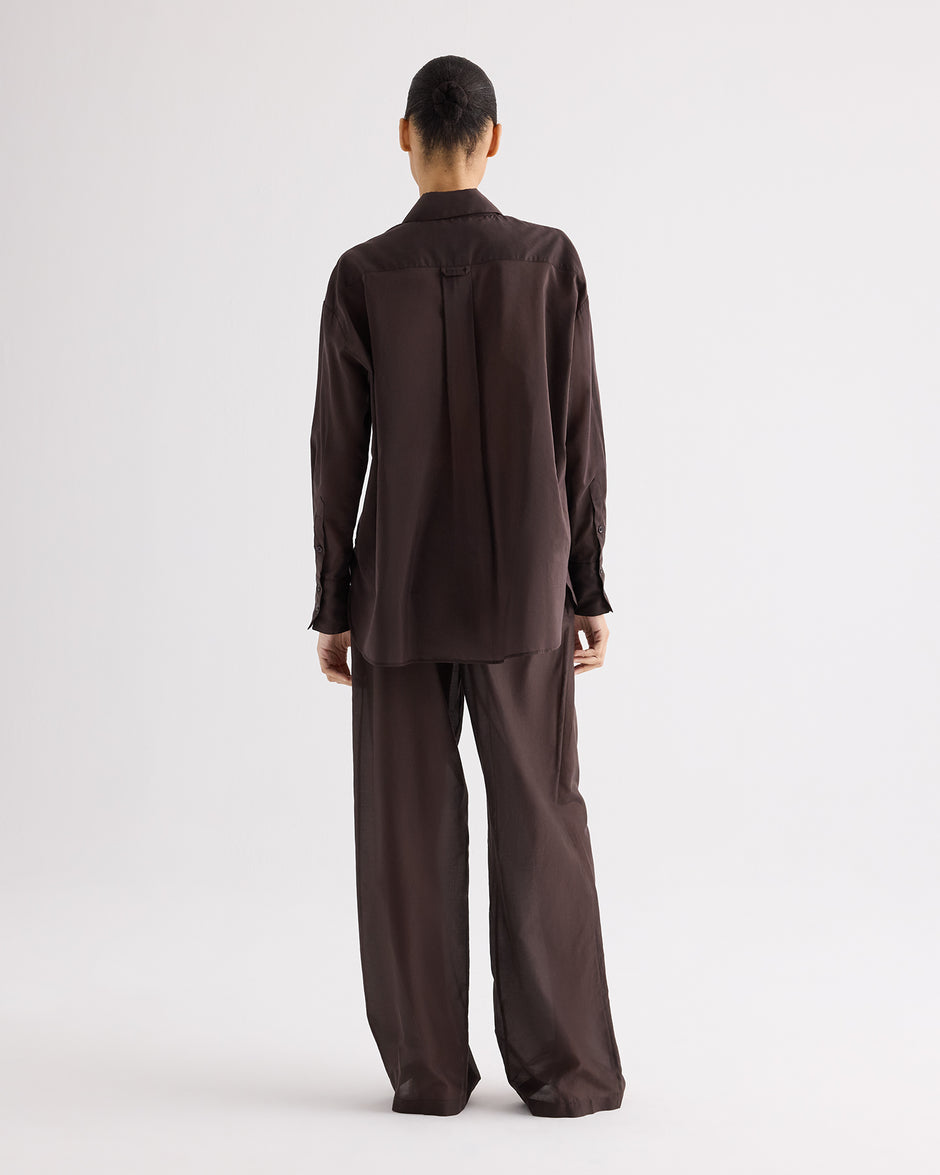 TWP Delicioso Big Joe in Cotton Silk Organza view 4