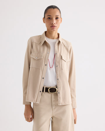 Ranchers Daughter Shirt in Japanese Natural Denim