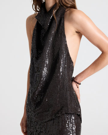 TWP Delicioso Friday Night Top in Fishscale Sequin view 1