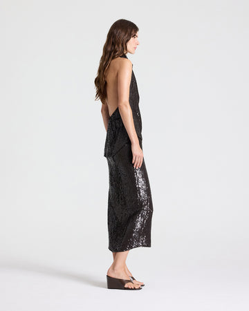 TWP Delicioso Friday Night Top in Fishscale Sequin view 4