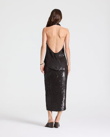 TWP Delicioso Friday Night Top in Fishscale Sequin view 5