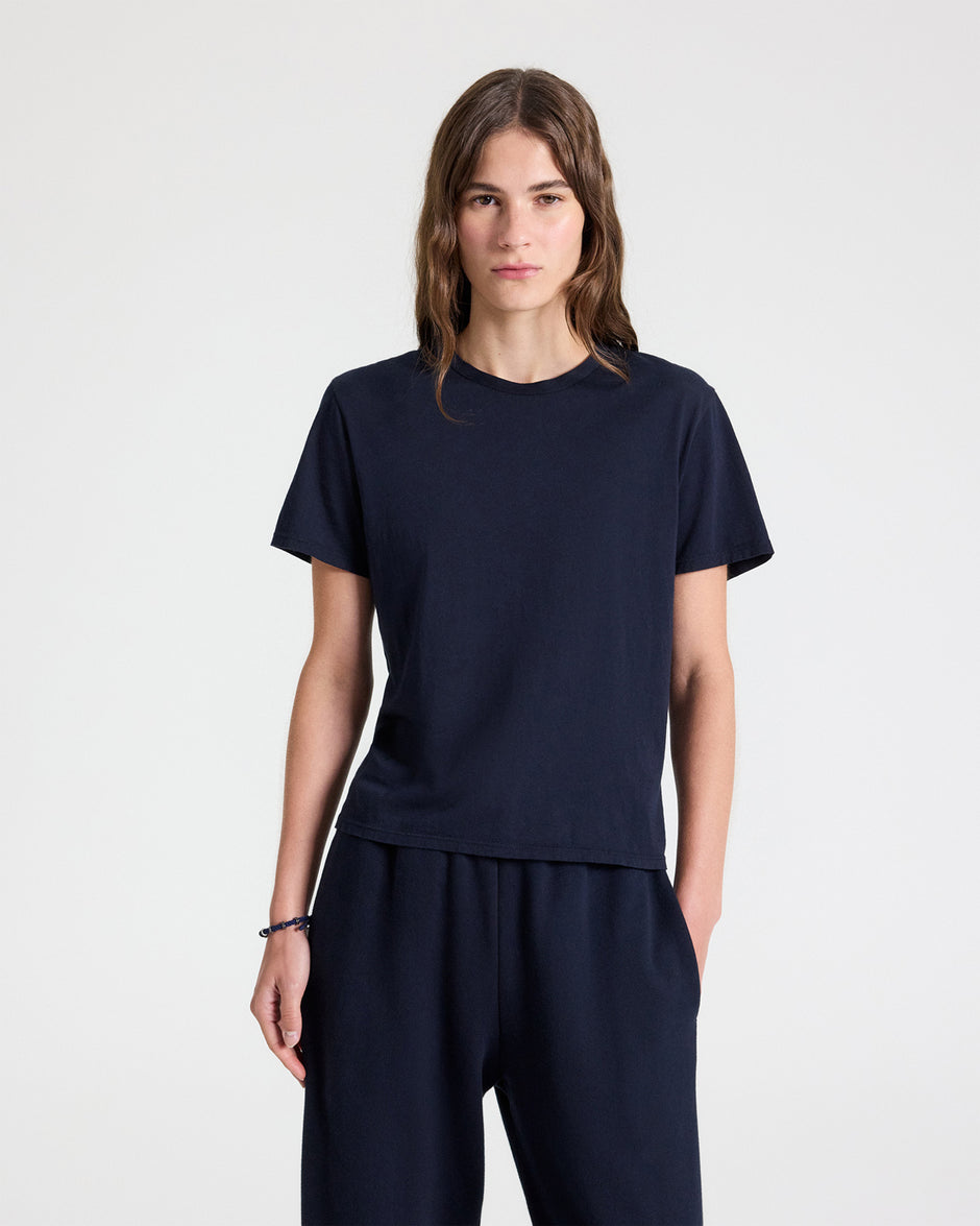 TWP Midnight His Tee in Supima Cotton view 1