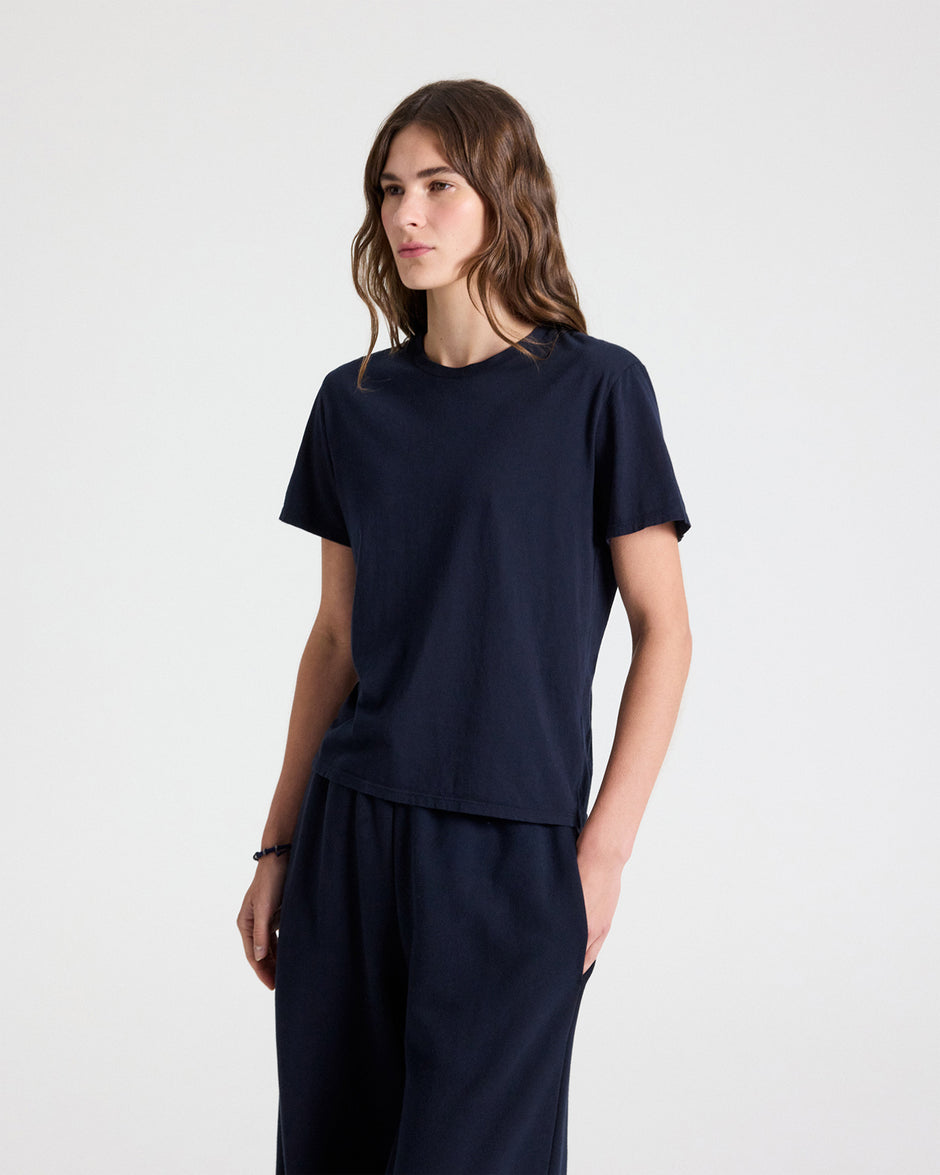TWP Midnight His Tee in Supima Cotton view 2