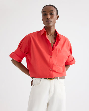 TWP Tomato Next Ex Shirt in Superfine Cotton view 1