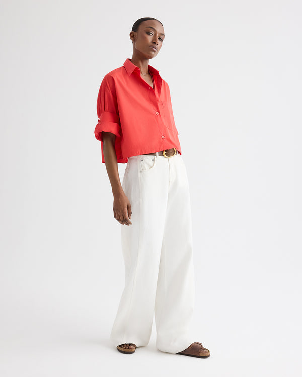 TWP Tomato Next Ex Shirt in Superfine Cotton view 4