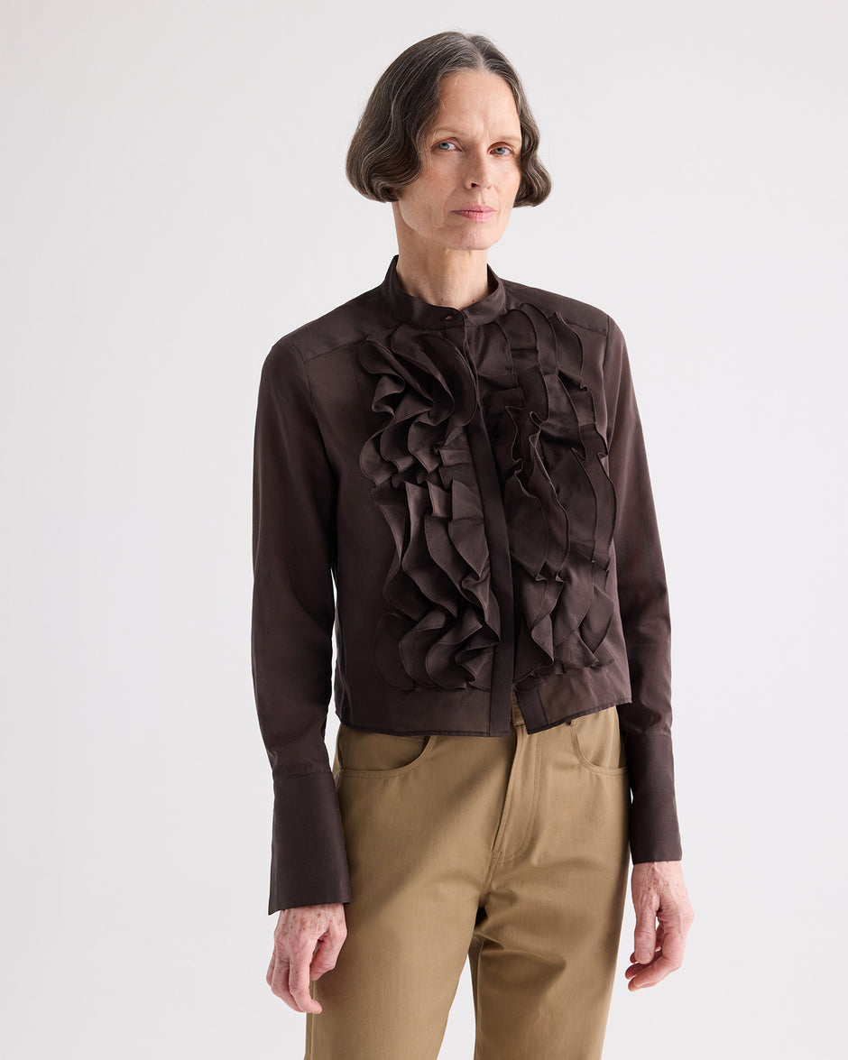TWP Delicioso Patti Top in Cotton Silk Organza view 1