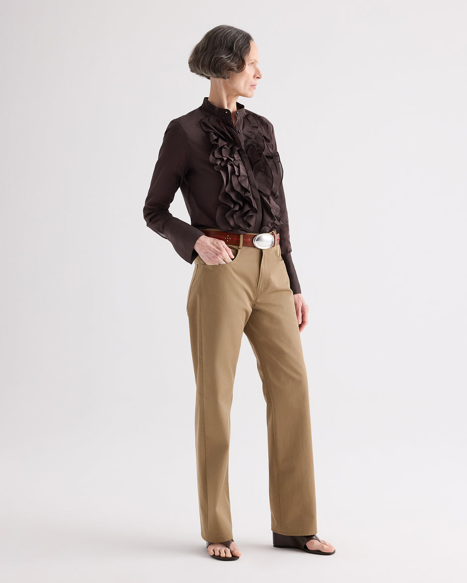 TWP Delicioso Patti Top in Cotton Silk Organza view 3