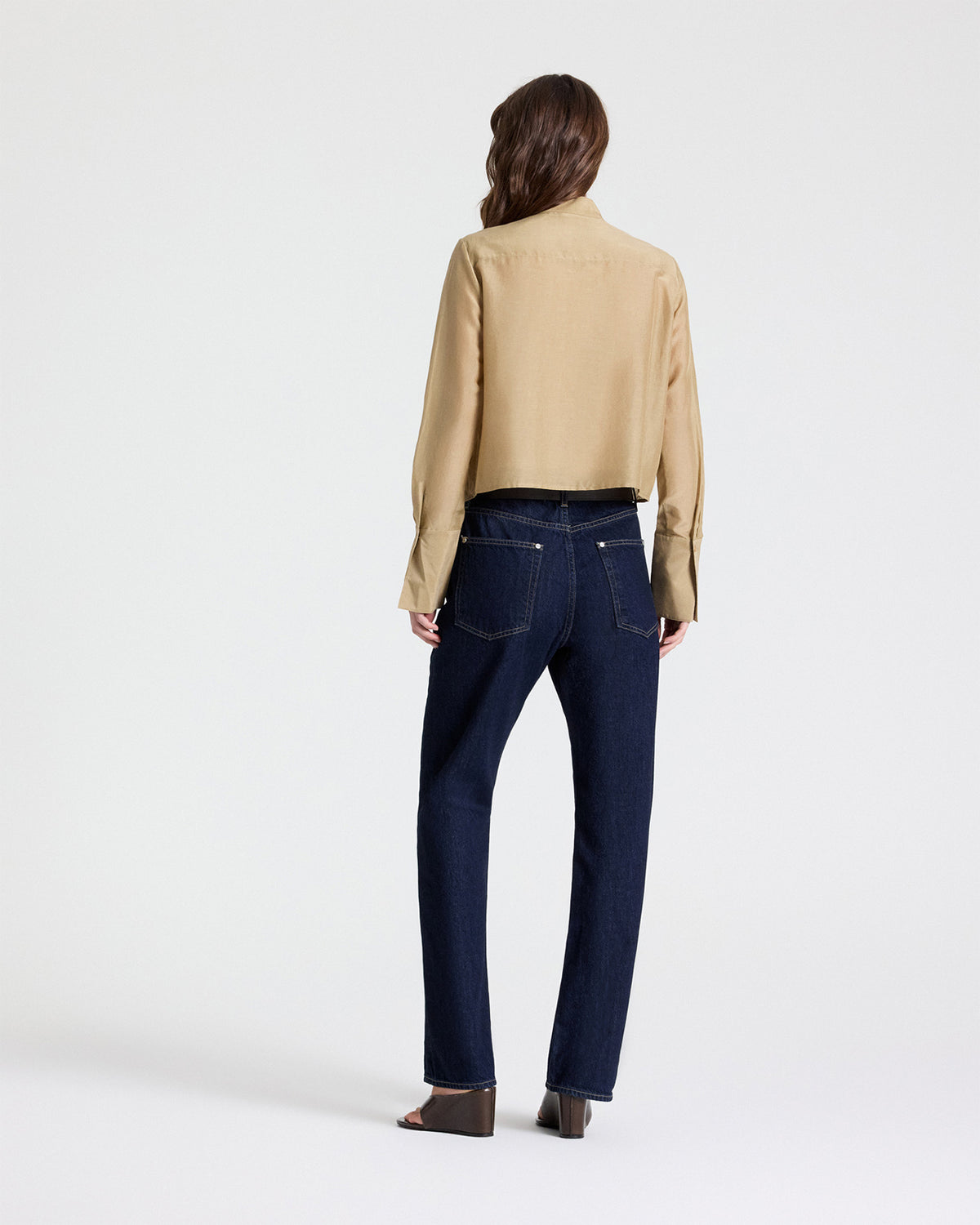 TWP Kelp Patti Top in Cotton Silk Organza view 5
