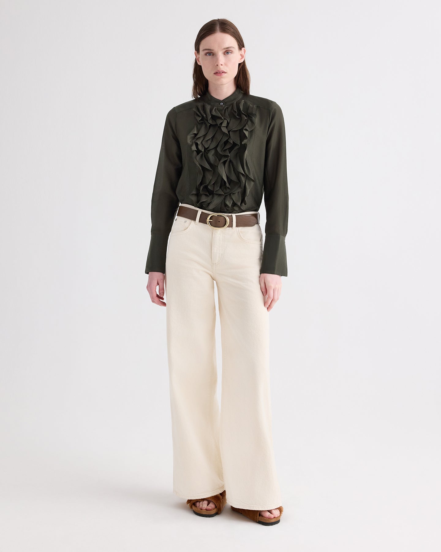 TWP Rosen Patti Top in Cotton Silk Organza view 3