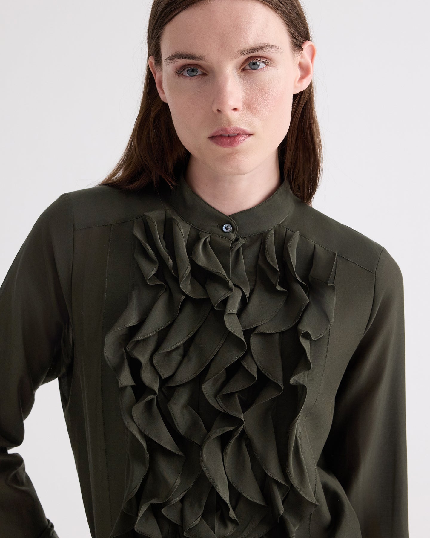 TWP Rosen Patti Top in Cotton Silk Organza view 2