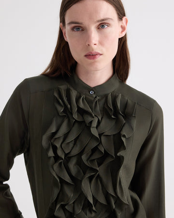 TWP Rosen Patti Top in Cotton Silk Organza view 2