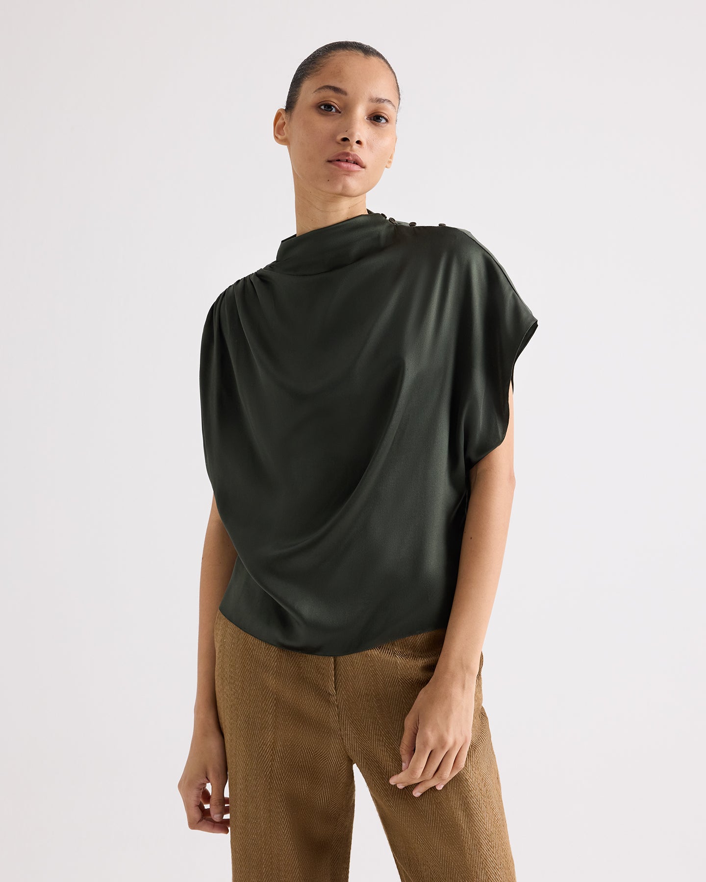 TWP Rosen Wish You Would Top in Stretch Superwashed Silk view 1