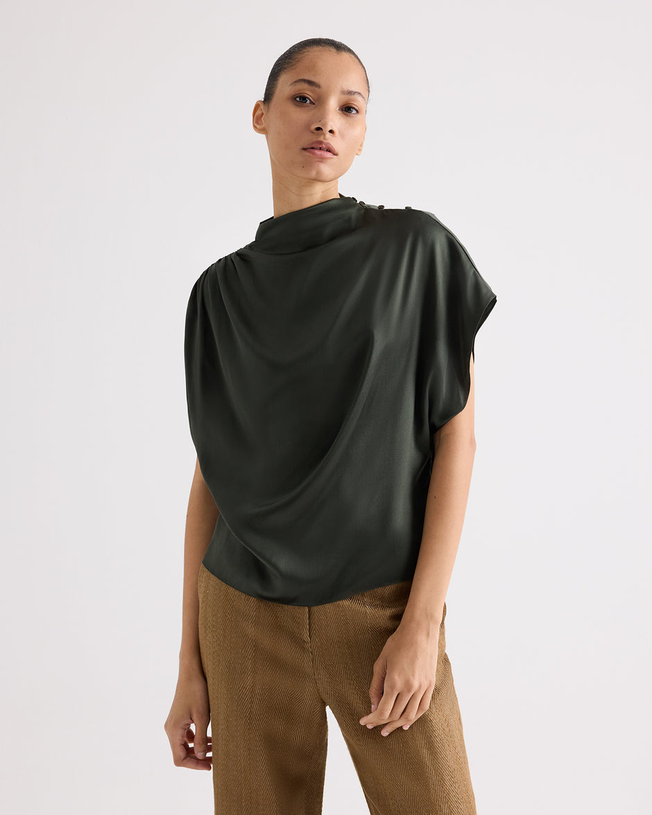 TWP Rosen Wish You Would Top in Stretch Superwashed Silk view 1